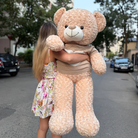 Ursuleț de pluș urias Maro Creț 120cm